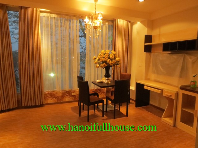Truc bach lake view serviced apartment with one bedroom