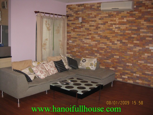 Hanoi apartment for rent. 3 bedrooms, 2 bathrooms, fully furnished, bright