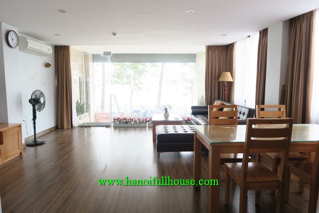 Brandnew one-bedroom serviced apartment with Lakeview in Tay Ho for rent