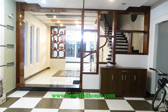 House with beautiful design, 3 bedrooms, fully and newly furnished in Tay Ho for lease