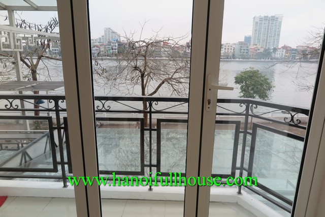 Westlake Hanoi-two bedroom apartment with balcony, lake view, furnished for foreigner rent