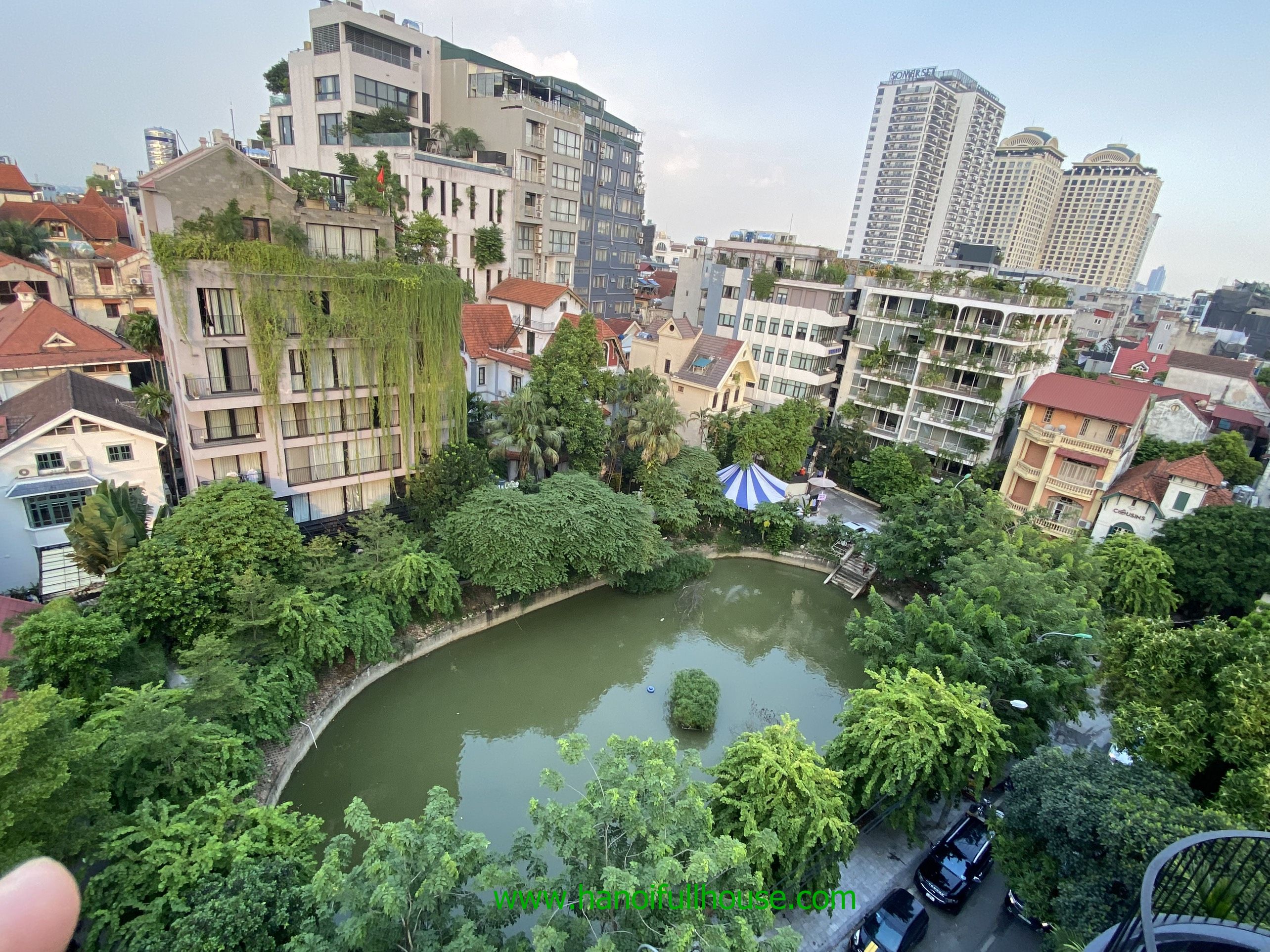 High class apartment with 3 bedrooms, 200 sq m in Tay Ho for rent