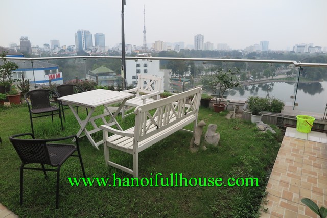Luxury pent-house serviced apartment, 3 bedroom, garden, open view and modern furnitures