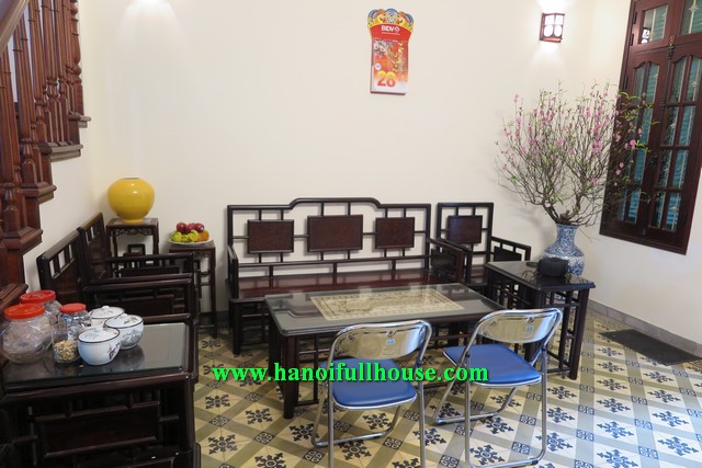 A nice house with four bedroom, fully furnished in Au Co, Tay ho for lease