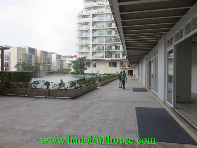 Swimming pool apartment for rent at Golden West Lake building, Thuy Khue street, Tay Ho dist