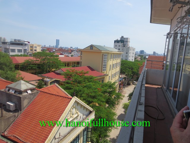A perfect serviced apartment on high floor for rent in To Ngoc Van street, Tay Ho dist
