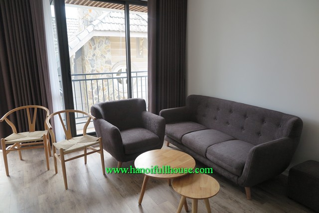 To Ngoc Van one bedroom apartment to rent, fully furnished, bright and balcony