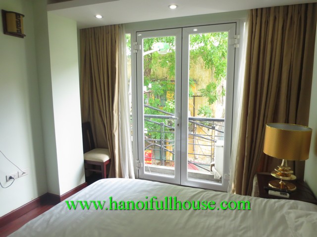 Full serviced apartment rentals in Ba Dinh dist, Ha Noi. One bedroom serviced apartment
