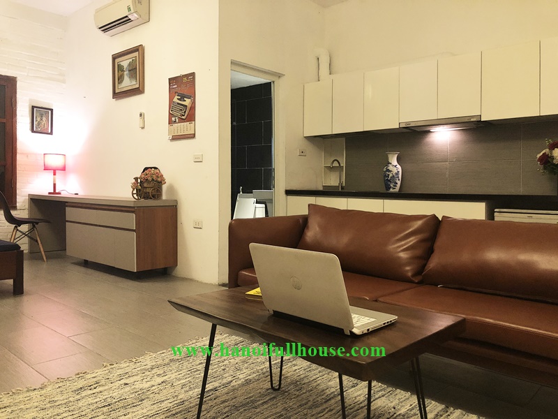 Fully furnished service apartment for rent in An Duong street 