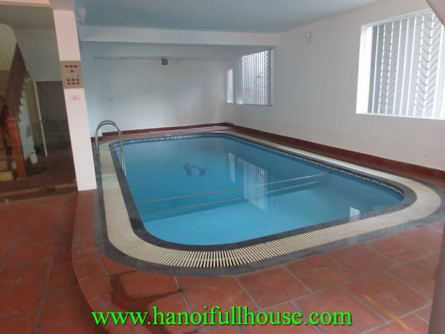4 bedroom villa with swimming pool inside for rent in Xuan Dieu, Tay Ho district
