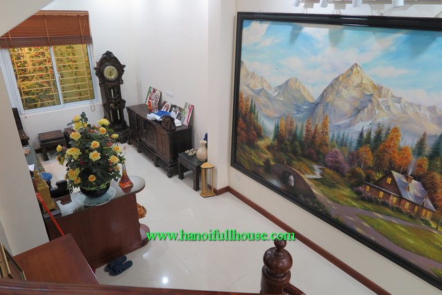 Modern house in Ba Dinh rental, five bedroom, newly furnished and silent location