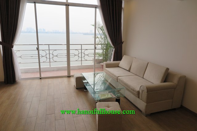 Lakeview, furnished 1BR apartment with balconies on Yen Phu village for rent, $650/month