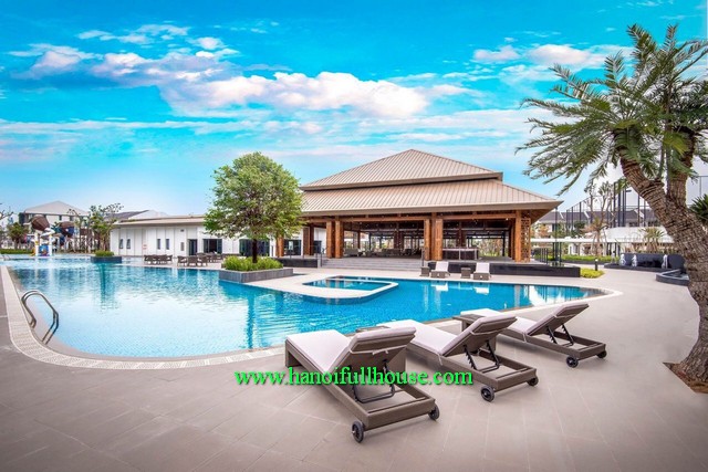 A small villa with full brand-new furniture, 4 bedroom for rent in Park City Ha Noi