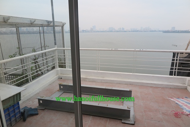 Big balcony, lake view apartment for rent in Tay Ho, Hanoi