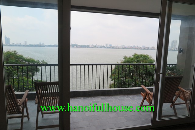 Lake view, luxury furnishings serviced apartment for Expats in Hanoi, Vietnam