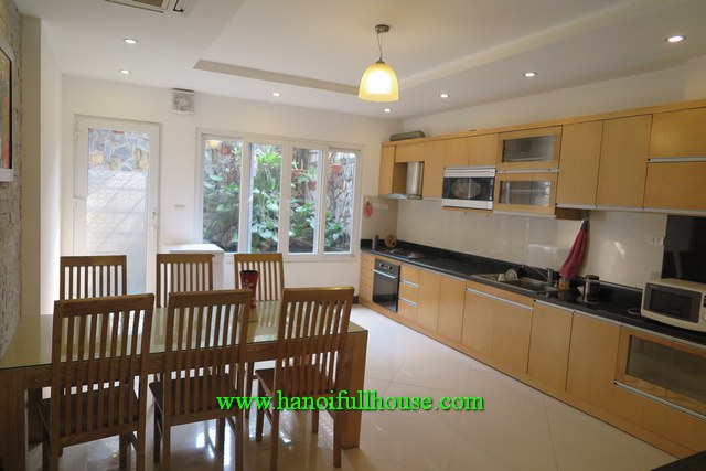 European-style house with 5 bedrooms, natural lights, and nice terraces to let in Tay Ho