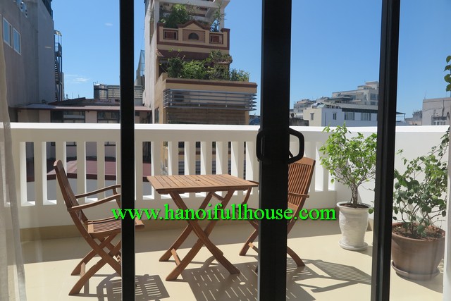 Perfect one bedroom serviced apartment for rent in Hoan Kiem center, Hanoi, Vietnam