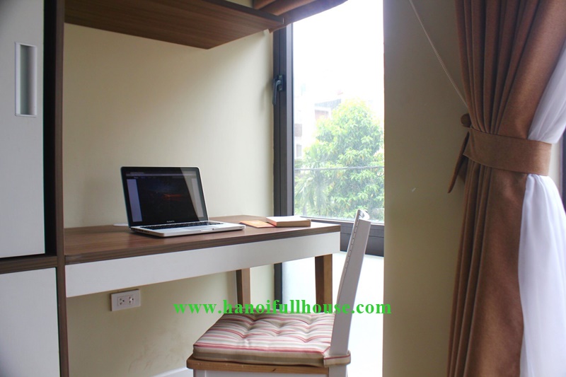 Bright and cheap 02 bedrooms serviced apartment on Dang Thai Mai for rent