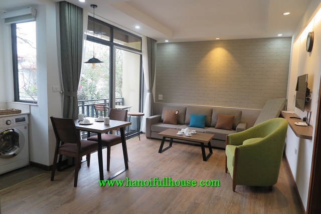 Super modern and new one-bedroom serviced apartment in Tay Ho for rent
