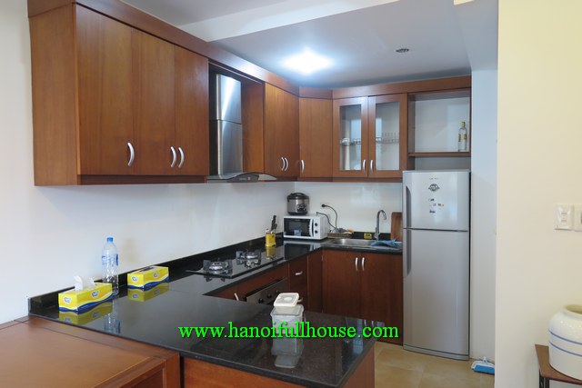 One bedroom serviced apartment on Quang Khanh str, Tay Ho dist for rent