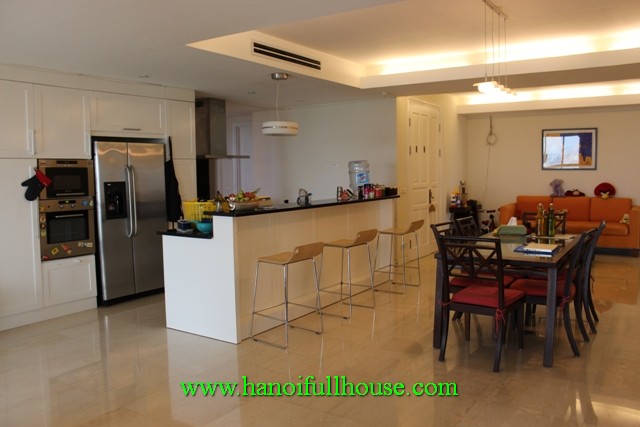 Ha Noi ciputra urban apartment with large size 182 sqm, 4 bedroom, furnished for lease
