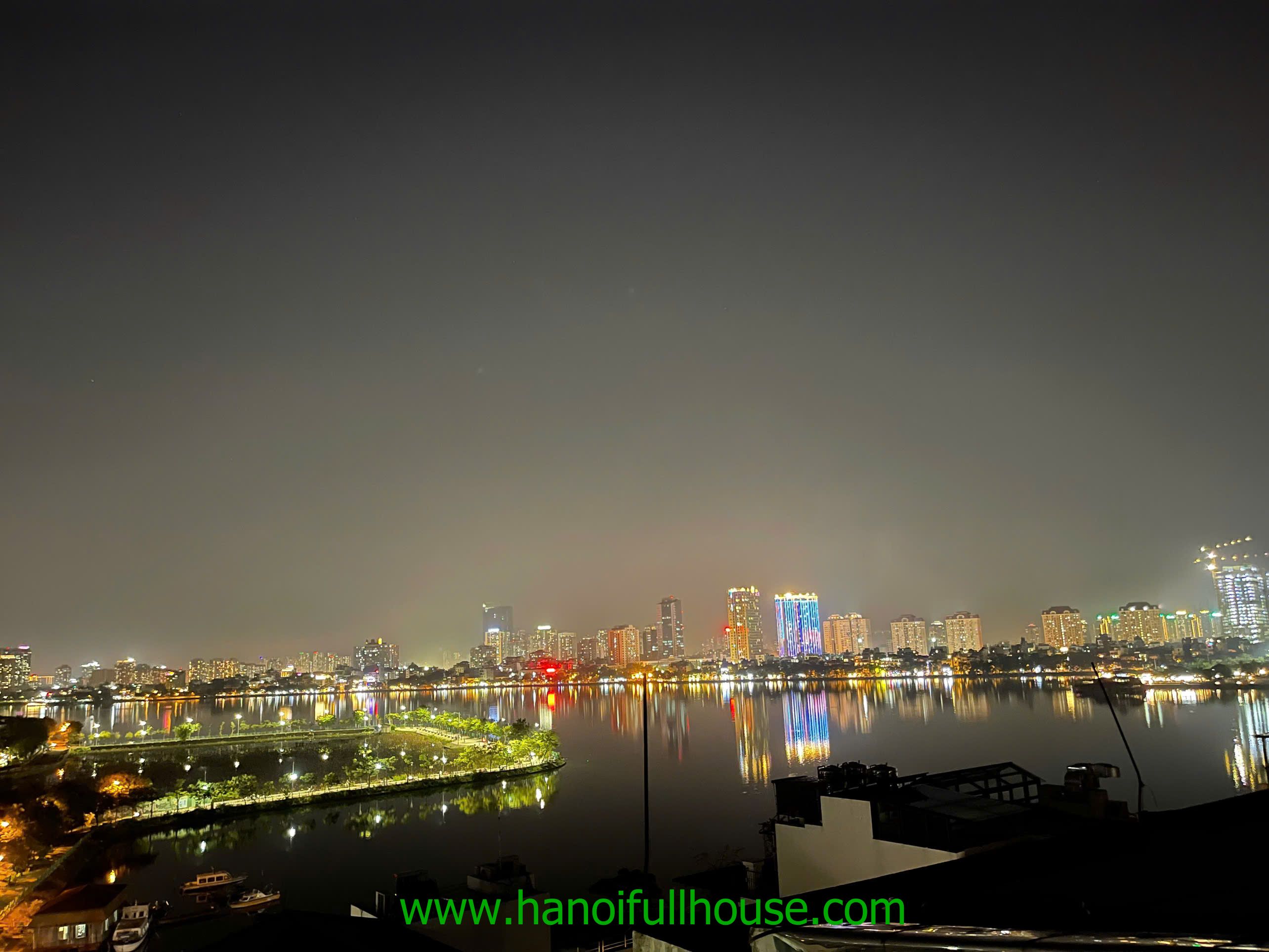 Westlake view 2 bedroom apartment on To Ngoc Van street for rent