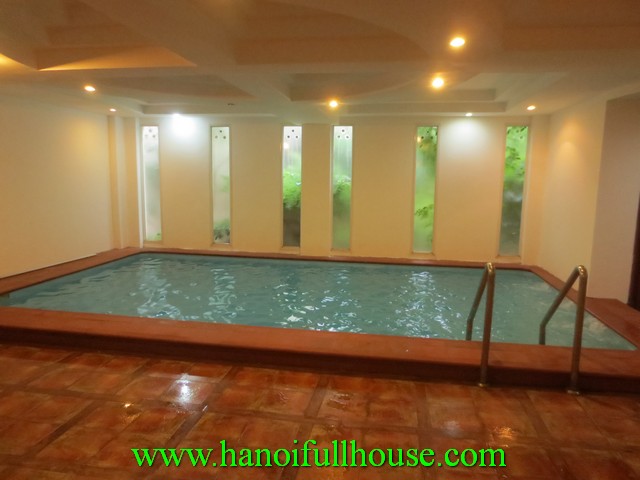Huge villa in TayHo dist, Hanoi for rent. 5 bedroom, swimming pool, courtyard villa