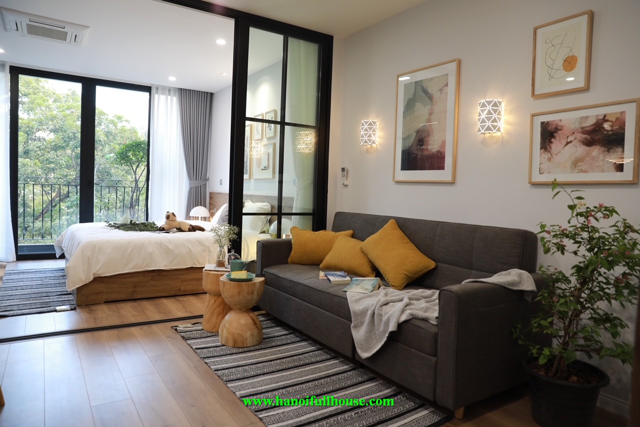 A perfect apartment for rent in the heart of Ba Dinh district. 1-bedroom apartment with fully furnished