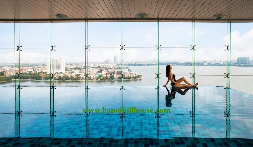 Căn hộ 3 phòng ngủ view hồ, với dịch vụ đẳng cấp bậc nhất quận Tây Hồ cho thuê