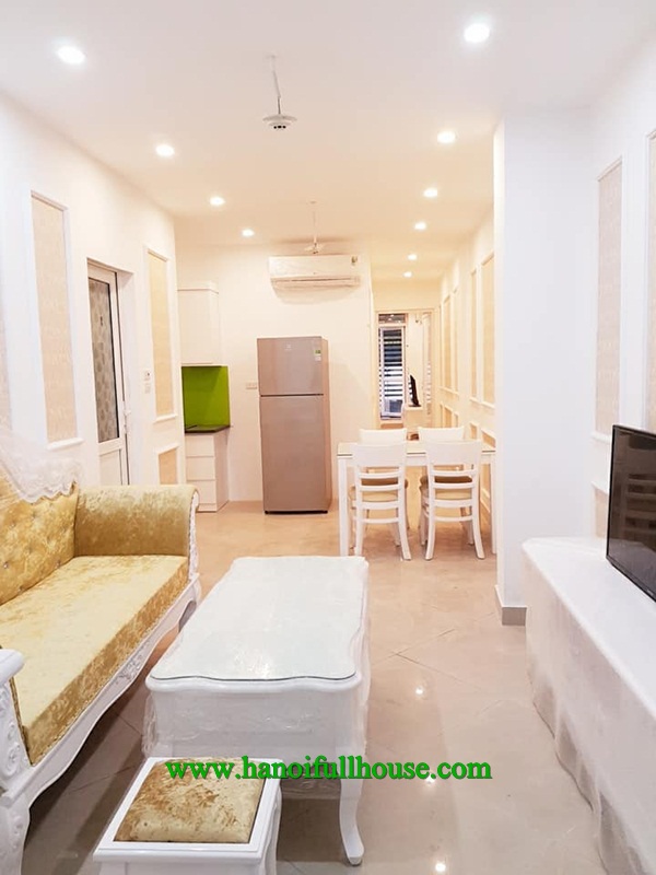 Brand new service apartment with two bedrooms, 1 bathroom in Ton Duc Thang street for rent now