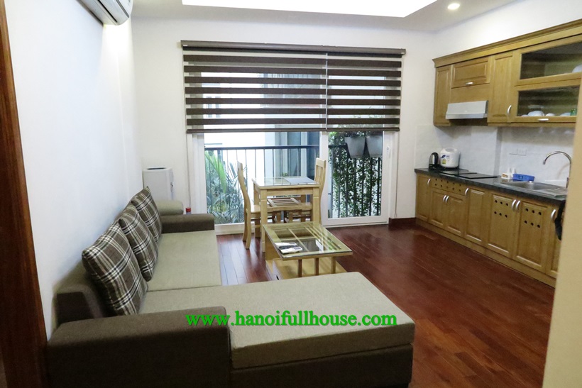 Căn hộ 1 ngủ đẹp, đủ dịch vụ, thiết kế bồn tắm nằm ở Ba Đình, Hà Nội