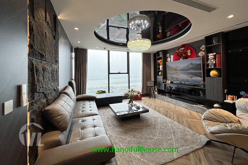 Căn hộ Duplex 4 phòng ngủ, đủ đồ ở Tòa S2, Sunshine City cho thuê