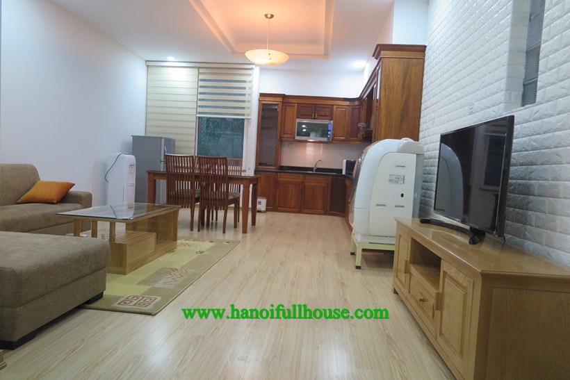 For rent One bedroom serviced apartment designed full furnished near Pham Huy Thong lake