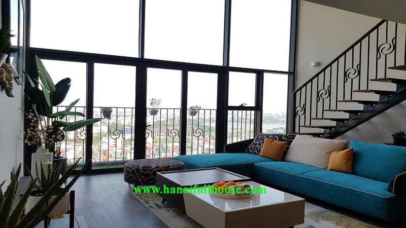 1 bedroom apartment with very nice design in high floor Pentstudio building, city view