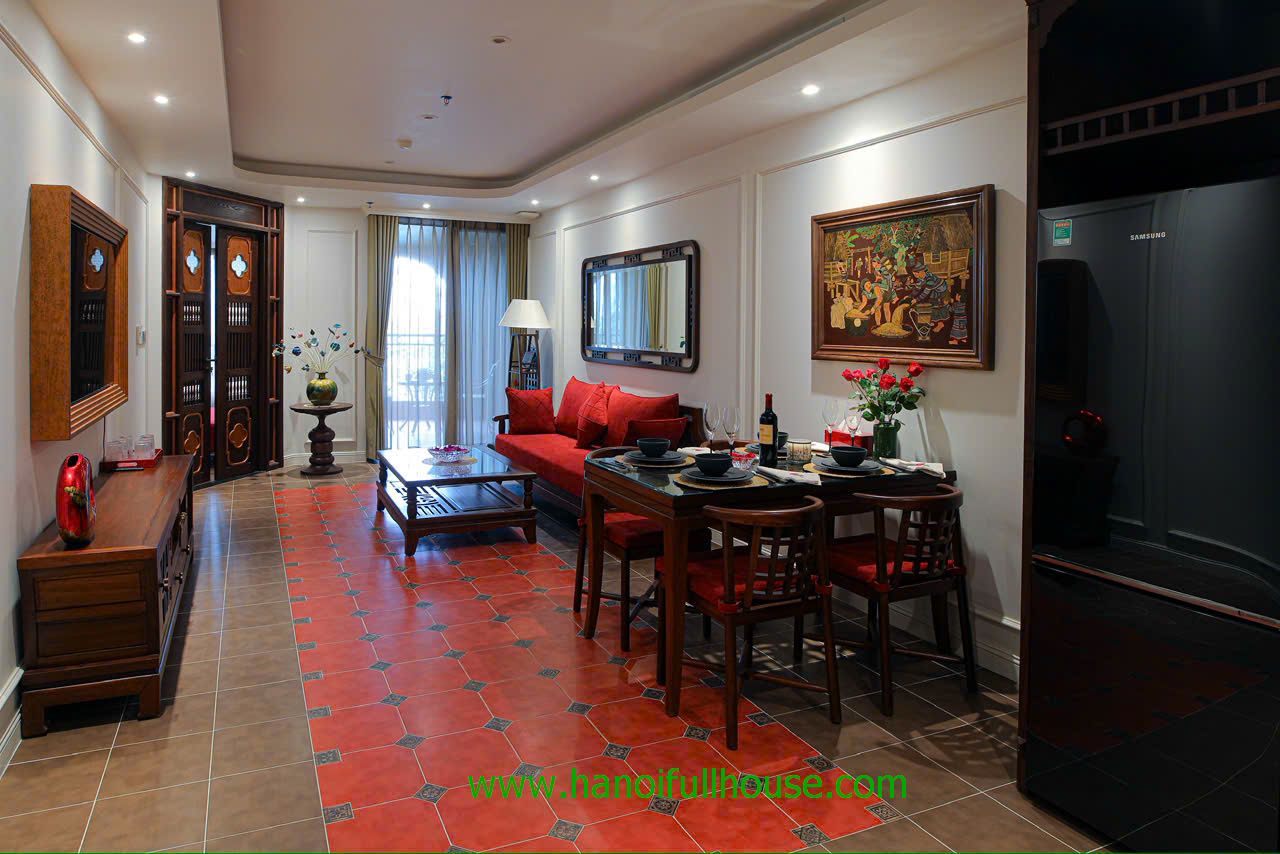 Super Luxury apartment with 2 bedrooms, lake view in Ha Noi center