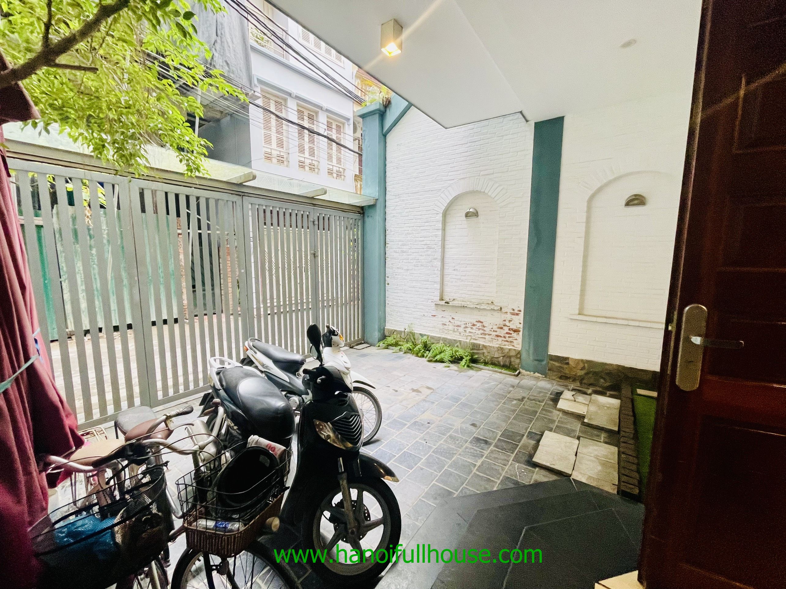 Modern house with yard garden,elevator, pool and 4 bedrooms in Tay ho for rent