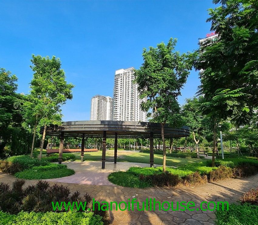 Căn hộ 3 phòng ngủ, đủ đồ ở Chung cư Gamuda Hoàng Mai cho thuê
