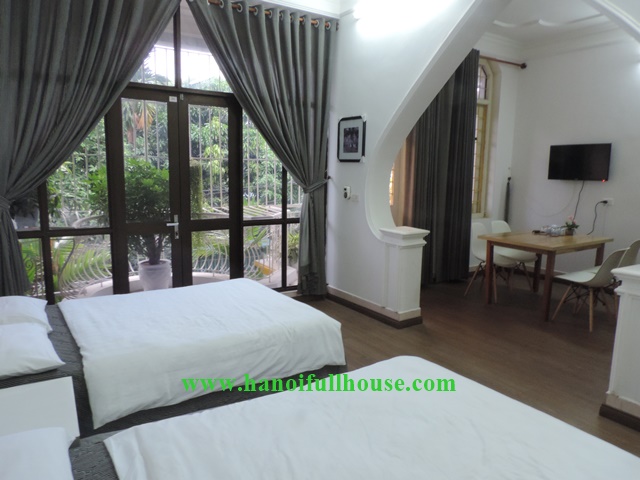 Cho thuê căn hộ đẹp, ban công lớn, đầy đủ dịch vụ ở Đặng Thai Mai