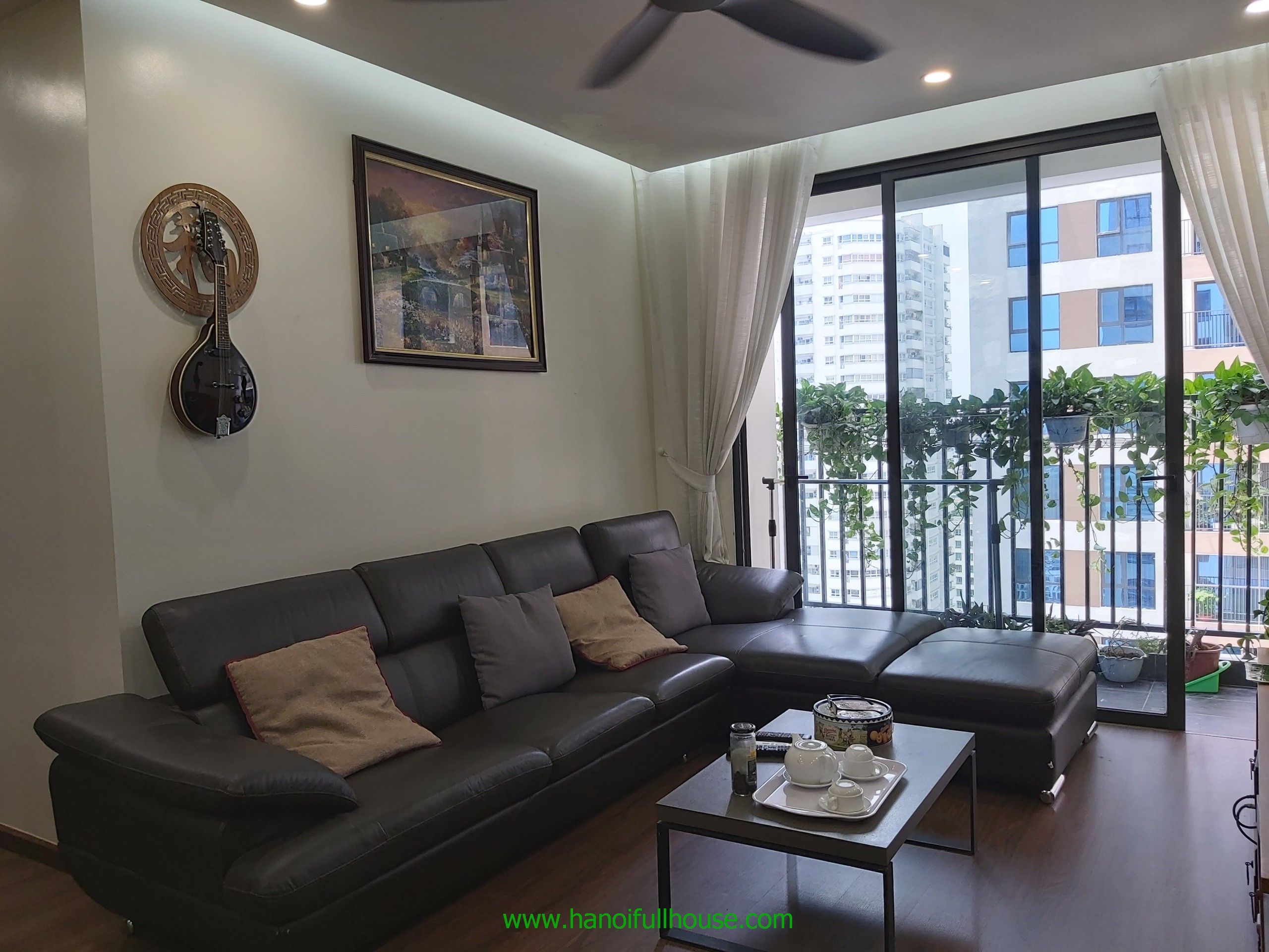 Fully-furnished 2 bedroom apartment on 20th floor in 6th Element  Tay Ho 