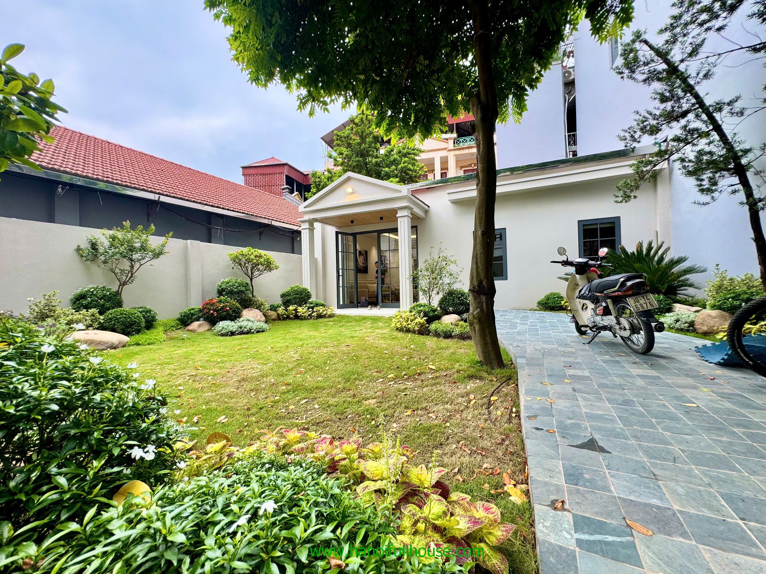 New and modern House with big garden, 2 bedrooms in Tay Ho for rent
