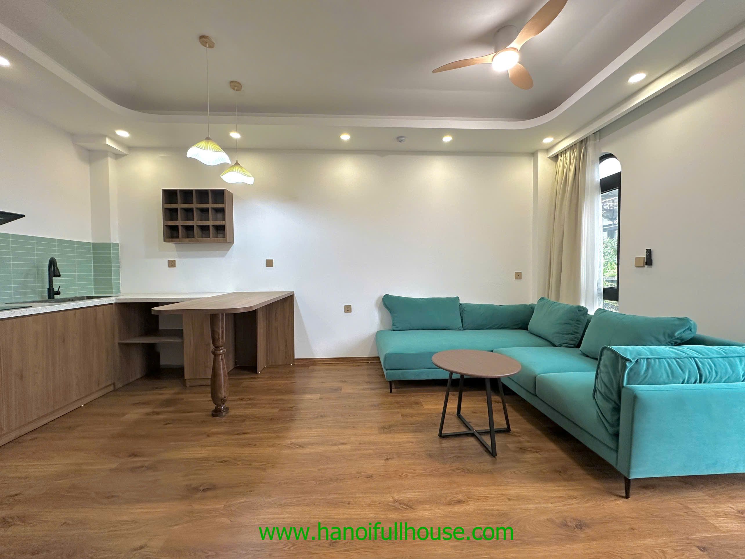 Căn hộ mới tinh 1 phòng ngủ, hiện đại ở Tây Hồ cho thuê