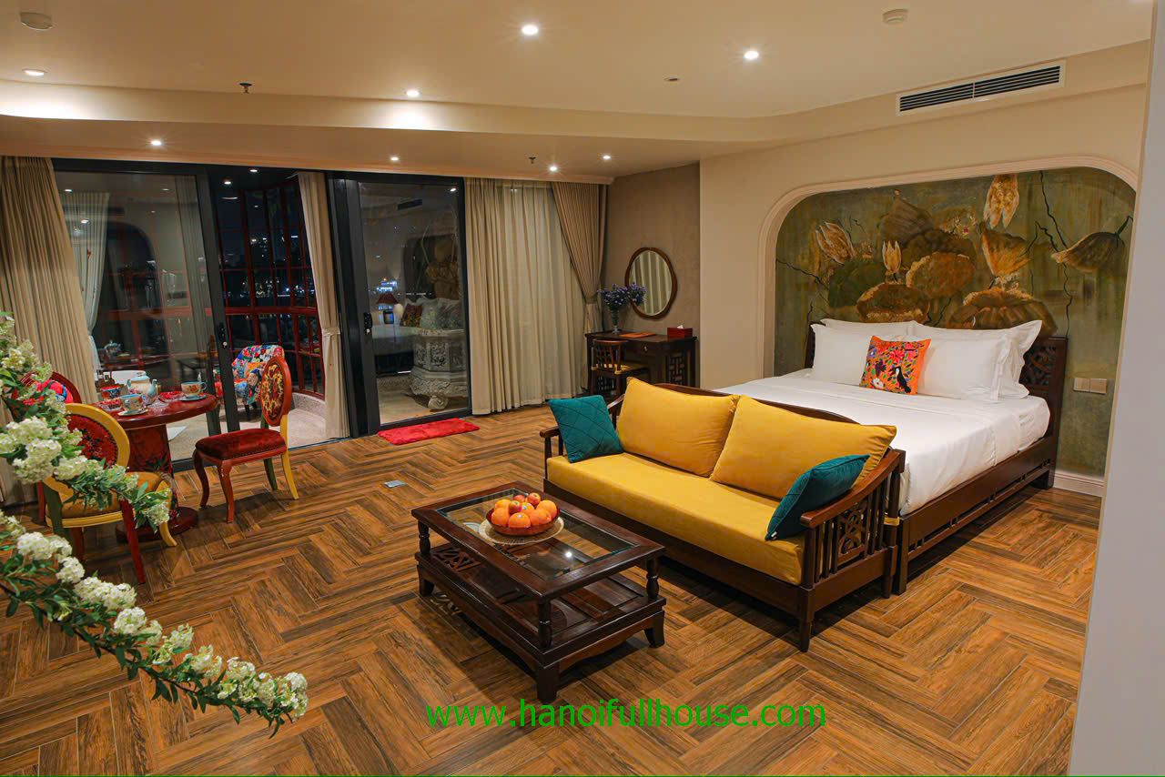 Căn hộ 1 phòng ngủ đẳng cấp ở trung tâm Hà Nội cho thuê