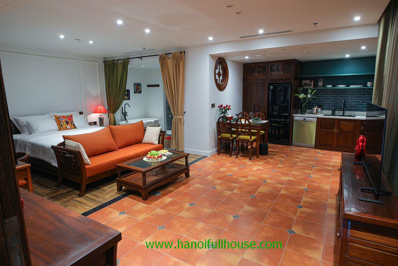 Căn hộ mới, hiện đại, nội thất sang trọng ở Hoàn Kiếm cho thuê