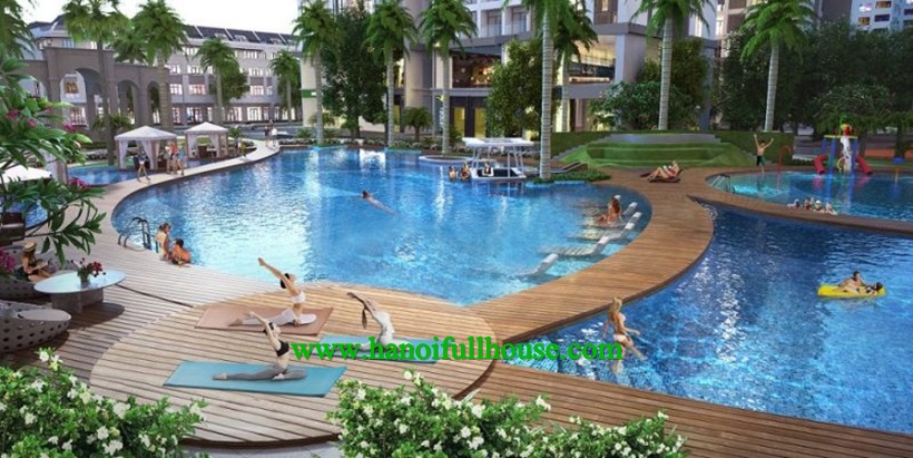 Beautiful 2 bedroom apartment in Vinhoms Gardenia Ham Nghi for rent