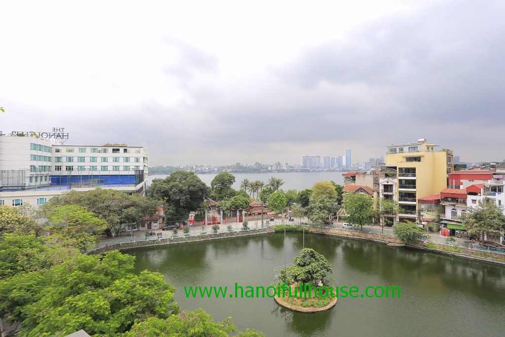 Lake view serviced apartment located in the central of Tay Ho dist