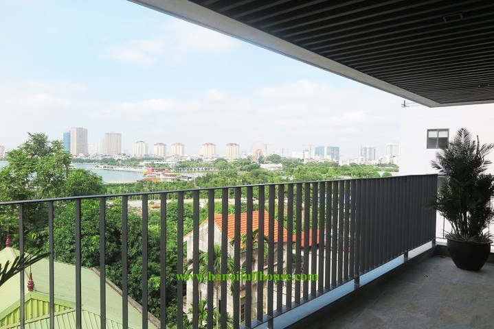 Luxury 3 bedroom apartment with European style, lake view in Tay Ho for rent