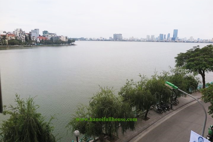 Professional service 2 bedroom apartment with balcony overlooking West Lake for rent