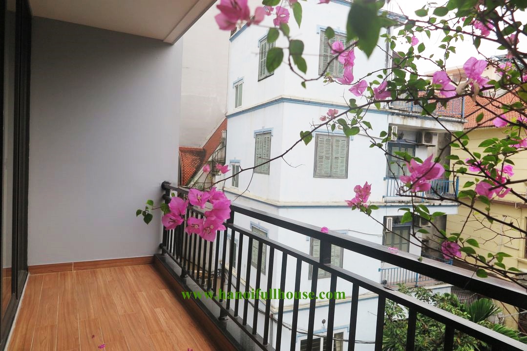 2 bedroom apartment for rent with balcony with lots of light, high-class furniture in Tay Ho