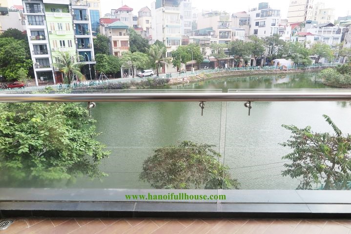 Serviced apartment for rent 3 bedrooms, 240 square meters, with beautiful lake view in Tay Ho