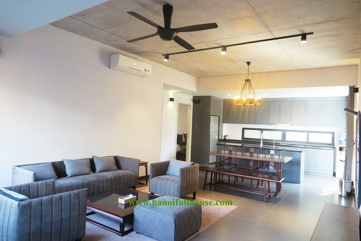 Nice, cozy, well-furnished 2-bedroom apartment for rent in Tu Hoa - Tay Ho street